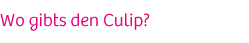 Culip die Besteckklammer - drei Funktionen